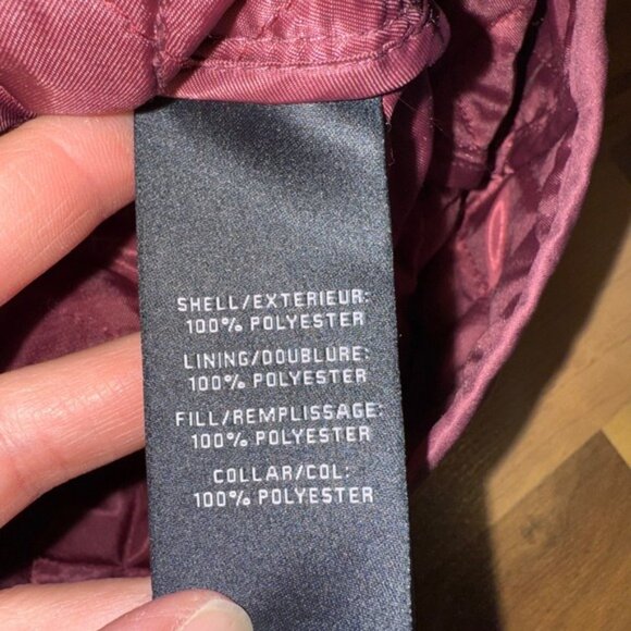 Cambridge Dry Goods Women's Quilted Barn Jacket Burgundy XL Corduroy fall winter - Picture 5 of 6